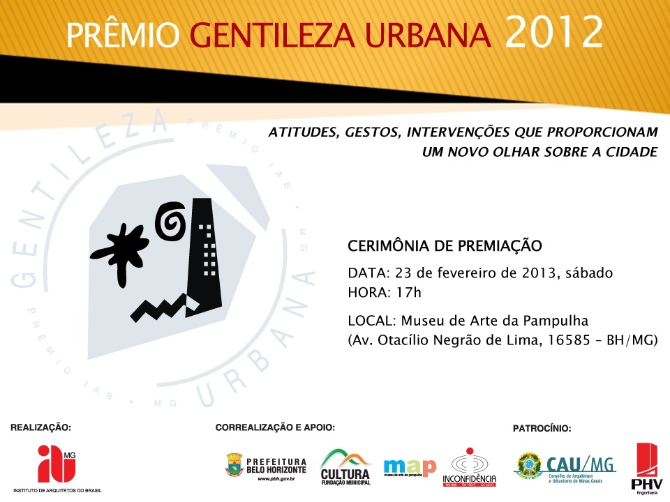 convite gentileza urbana 2012