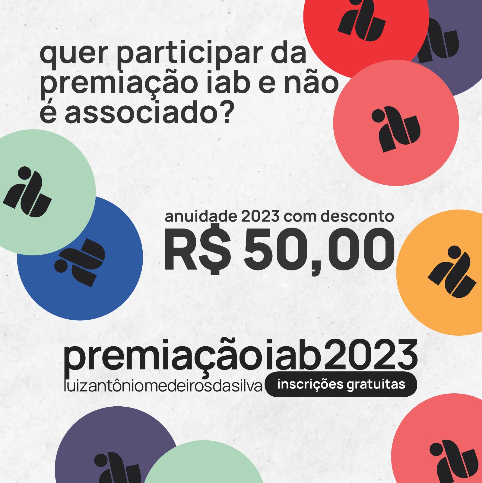 Pagamento Desconto R$50 - Design com vc